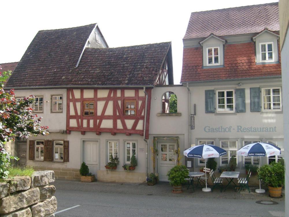 Gasthof Blauer Bock Schwäbisch Hall Exterior foto